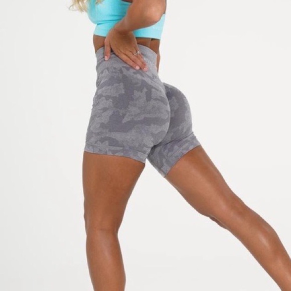 NVGTN Grey Camo Pro Shorts